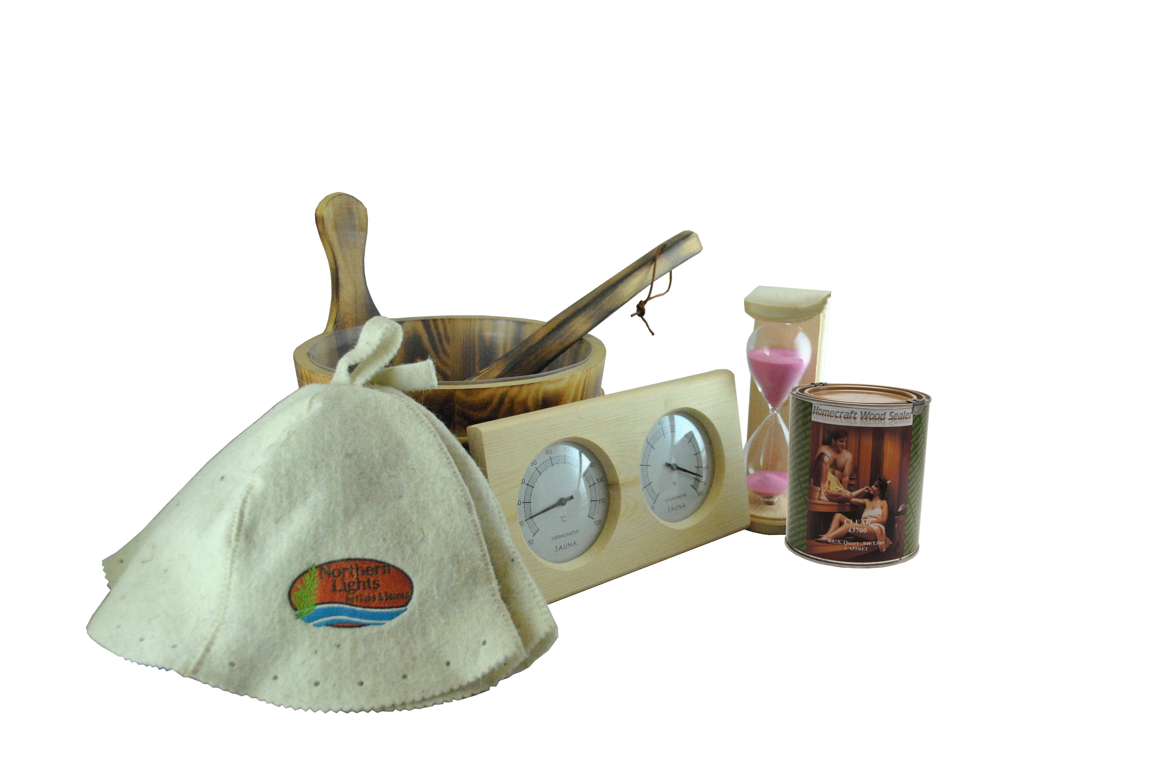 Pine Sauna Accessory Kit